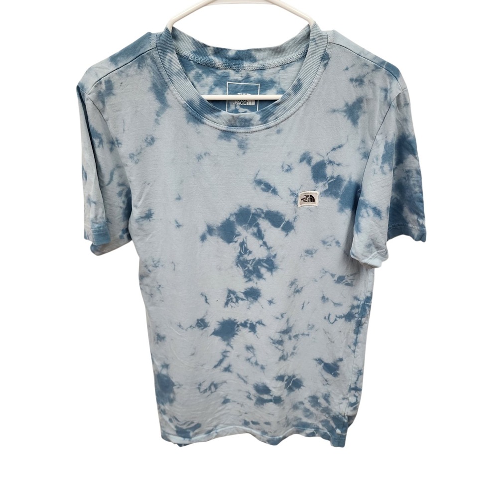 THE NORTH FACE Tie-dye Pattern Short Sleeve One Point Logo T-Shirt Men's XS